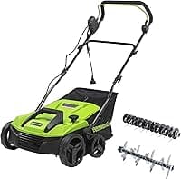 Greenworks 10 Amp 14” Corded Electric Dethatcher