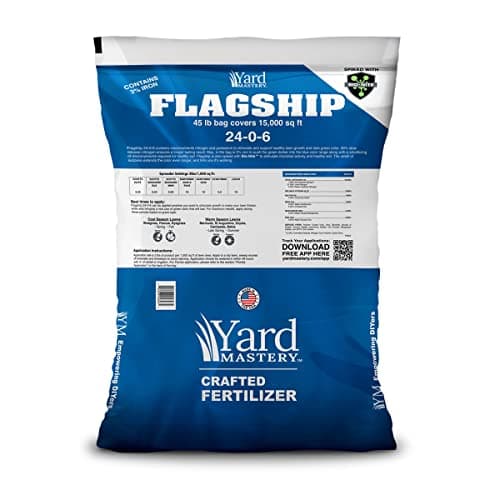 Yard Mastery Flagship 24-0-6 Granular Lawn Fertilizer (45 lb, with Bio-Nite)