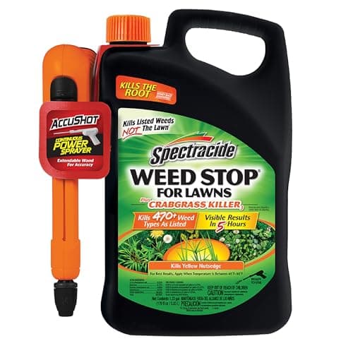 Spectracide Weed Stop Plus Crabgrass Killer, AccuShot Sprayer (1.33 gal)
