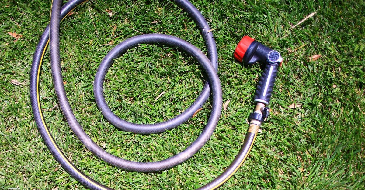 Watering lawn grass